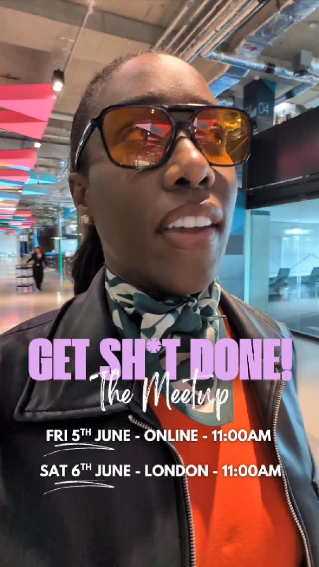 We’re running Get Sh*t Done again… and you don’t want to miss this one 💥
If you’ve been waiting for the right time… this is it.
👉🏿 Comment “STRATEGY” and we’ll send you the details 💜