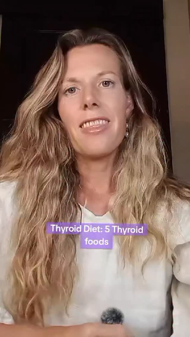 Thyroid Diet or hypothyroid diet 5 foods that may support thyroid health. I believe these foods may have helped to improve my thyroid symptoms and also may have helped to lower my thyroid antibodies. Always check with your Healthcare provider first to inquire if these dietary changes may be right for you. #thyroid #thyroiddiet #hypothyroiddiet #thyroidfood #hashimotos