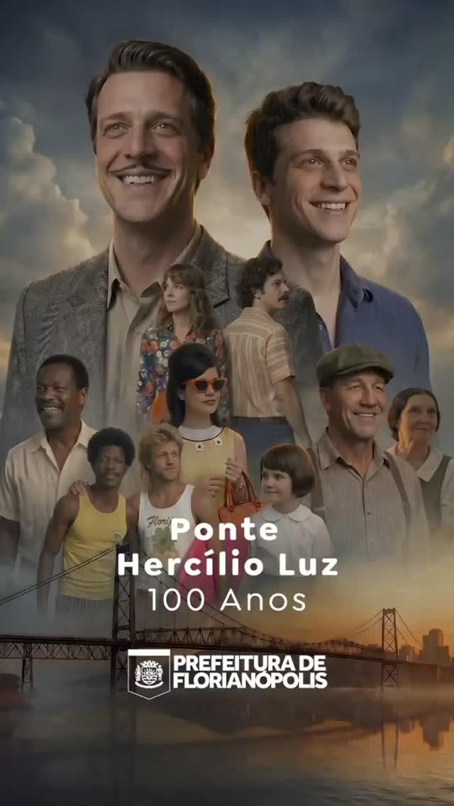 Dê o play e vire a tela para se emocionar com essa viagem no tempo!
100 anos cruzando gerações, unindo caminhos e sendo o maior símbolo do nosso amor por Floripa! 🌉