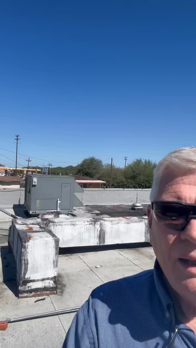 Getting ready to replace a restaurant roof.