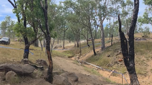 @team_bradshaw_racingtbr jnr on their flying last lap through the creek bed at the @offroadoutlawsenduro 6 hour