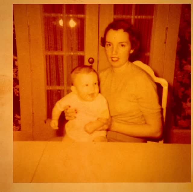 75 years ago this August you birthed this wild red head…. Thanks Mom for 67 years of love… one day, eternity together. #mothersday