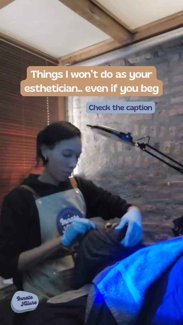 Things I won’t do as your esthetician… even if you beg 😌✨
Skip your aftercare and tell you “you’ll be fine”.
Wax over irritated, compromised, or sensitized skin.
Rush your service just to stay on schedule.
Let you leave without educating you on what your skin actually needs.
Recommend products just to make a sale (we’re results over everything over here).
Ignore ingrowns, hyperpigmentation, or underlying skin concerns.
Break professional boundaries for comfort. Your safety always comes first.
Agree with bad skincare habits… I will lovingly correct you every time. 😂
Because my goal isn’t just a service
It’s healthy, confident, glowing skin long-term 💙
If you’re ready for real results and an esthetician that actually cares… you know where to book ✨
#ChicagoEsthetician #BrazilianWaxChicago #SkinOfColorExpert #GlowingSkinStartsHere #WaxingSpecialistChicago