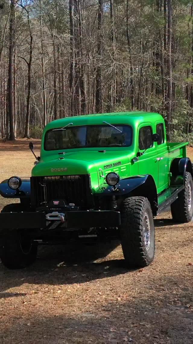FOR SALE 🔥 | **$424,950 USD** | Dressed in Mercedes-Benz®️ Electric Green Metallic, this @tisdalecoachworks crew cab avenges a 1946 Crew Cab Power Wagon powered by a “Stage 1” 5.9L 24-Valve High-Output Cummins®️ Turbo-Diesel pushing 400hp and 900+ft-lbs while accomodating suicide doors. *LIVE ON OUR SITE!
•
It features modern amenities and is equipped with a @fox suspension system and @eibach_world springs. The NV271 manual-shift t-case and @ssbcusa 8-Piston Big Brakes ensure for maximum crawling and highway patrol.
•
Those gorgeous @tisdalecoachworks fenders, steps and cab truly pull together this truck’s external class rolling on 40” @venompowertires wrapped 20” @kmcwheels wheels!
•
With LED Skylighting and VastFire®️ Twinkle&Meteor lighting fit throughout the headliner, the cab dims on the @vintageair_ climate controls keeping this cab cool or warm no matter the elements!
•
The cabin will flood with premium sound thanks to @kenwoodusa_official and @atotocarstereo giving you Bluetooth®️ and Apple®️ CarPlay®️ in full force!
•
ALL Desert Power Wagons are built completely in-house by our spectacular team, where attention to detail and premium craftsmanship are paramount.
•
This truck won’t be available for long!!! Reach out to us TODAY!
•
𝗗𝗘𝗦𝗘𝗥𝗧 𝗣𝗢𝗪𝗘𝗥 𝗪𝗔𝗚𝗢𝗡𝗦
We Build the Hottest Trucks™
📞 (877) 797-9246
🌐 desertpowerwagons.com
✉️ info@desertpowerwagons.com
•
#DesertPowerWagons #WeBuildTheHottestTrucks #Dodge #DodgeTrucks #PowerWagon ThePowerWagon DodgePowerWagon Cummins Hellcat Hemi PowerWagonNation TinGrilleDodgeTruck TruckPorn ClassicTrucks FarFromStock OldTruck OldGold RestoreThemDontCrushThem Ram Mopar DodgeRam MoparOrNoCar RamTrucks TrucksOfInstagram TrucksDaily LifeIsTooShortToDriveABoringTruck YouDreamItWeBuildItYouDriveIt Osprey_Custom_Cars MegaRexxTrucks signatureautosports