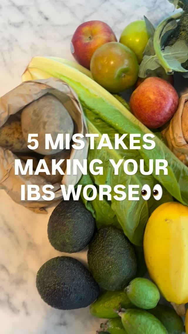 5 common IBS mistakes that keep your gut stuck in the symptom cycle 👇
If you struggle with IBS, it’s not always about what you eat. Often it’s about the daily habits that affect your gut more than you realise.
Here are 5 mistakes I see all the time:
1️⃣ Not eating regularly or enough
Skipping meals can disrupt gut motility and worsen symptoms.
2️⃣ Not drinking enough fluids
Hydration plays a big role in digestion and bowel function.
3️⃣ Taking the wrong supplements
More supplements ≠ better gut health. The wrong ones can actually aggravate symptoms.
4️⃣ Ignoring sleep
Poor sleep can worsen gut sensitivity and digestive function. Poor sleep also increases our hunger hormone ghrelin which can lead us to picking easy to access foods which may aggravate symptoms.
5️⃣ Not addressing stress
Your gut and brain are deeply connected. Chronic stress can keep IBS symptoms flaring.
Small daily changes can make a big difference for your gut🌟
Click link in bio for 1:1 support with your gut health today!
#ibs #ibsdietitian #guthealth