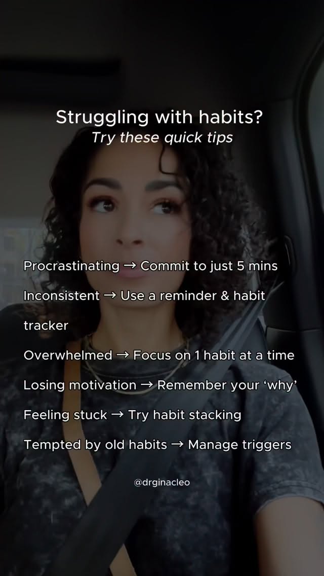 🧡 Here are some simple tips to overcome common habit challenges and keep moving forward.
Tracking your habits is a powerful tool to help keep you motivated and consistent with your new habits 💪🏽
If you to learn more about changing your habits, check out the Your Habit Blueprint course. Link in bio 🔗🤗 💌
.
.
#habitchange #smallstepsbigresults #habittracker #habitstacking #dailyhabits #habits #habitsforsuccess #habitual