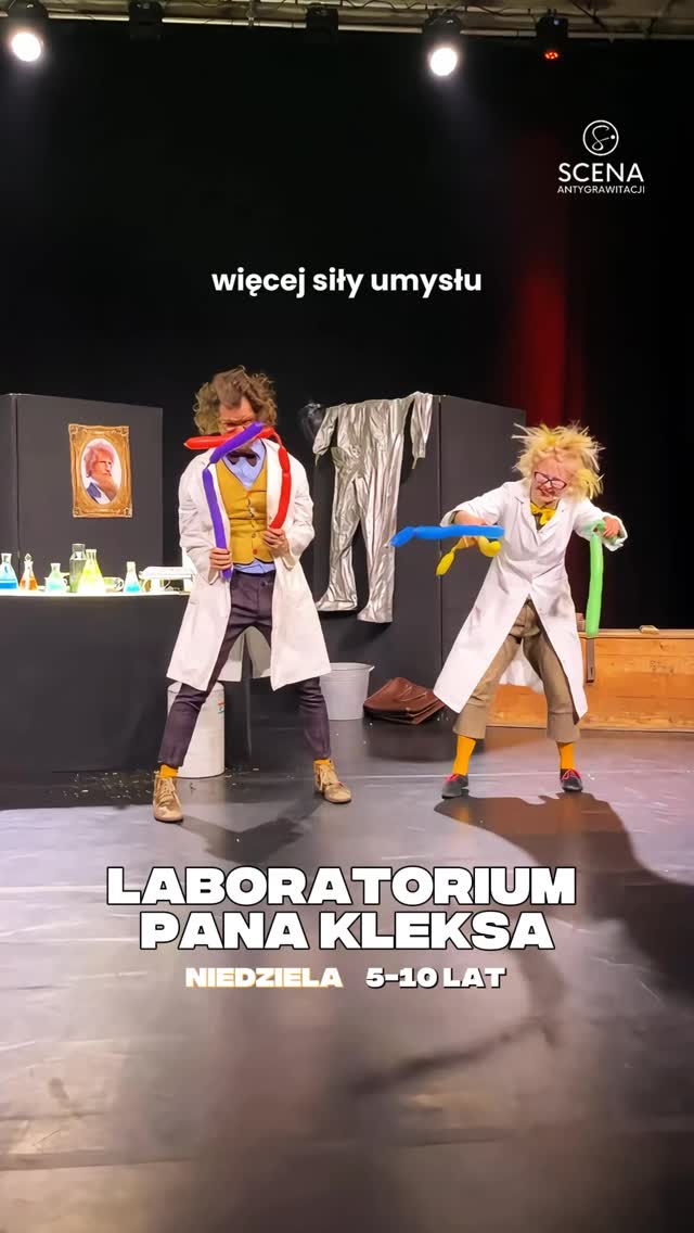 🟣 W niedzielę braw będzie dużo 😜
🟣 “Laboratorium Pana Kleksa”
@teatr.kompania.marzen
- spektakl dla dzieci 5-10 lat
10.05.2026, godz. 11:00
📍 Scena Antygrawitacji | Szczecin
🎟️ Bilety 35 zł
link do biletów w bio✨
—
• teatr dla dzieci w Szczecinie • spektakl dla dzieci • pan kleks • laboratorium pana kleksa