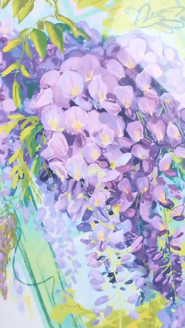 Currently in wisteria heaven although we are in confetti mode right now and I really wish these stunning flowers would last longer, at least I can immortalise this feeling though my wisteria print as I cross my finger for another second bloom later in the year.
#whimsy #whimsicalart #gardening #gardeningart #stamfordlincs femaleartist