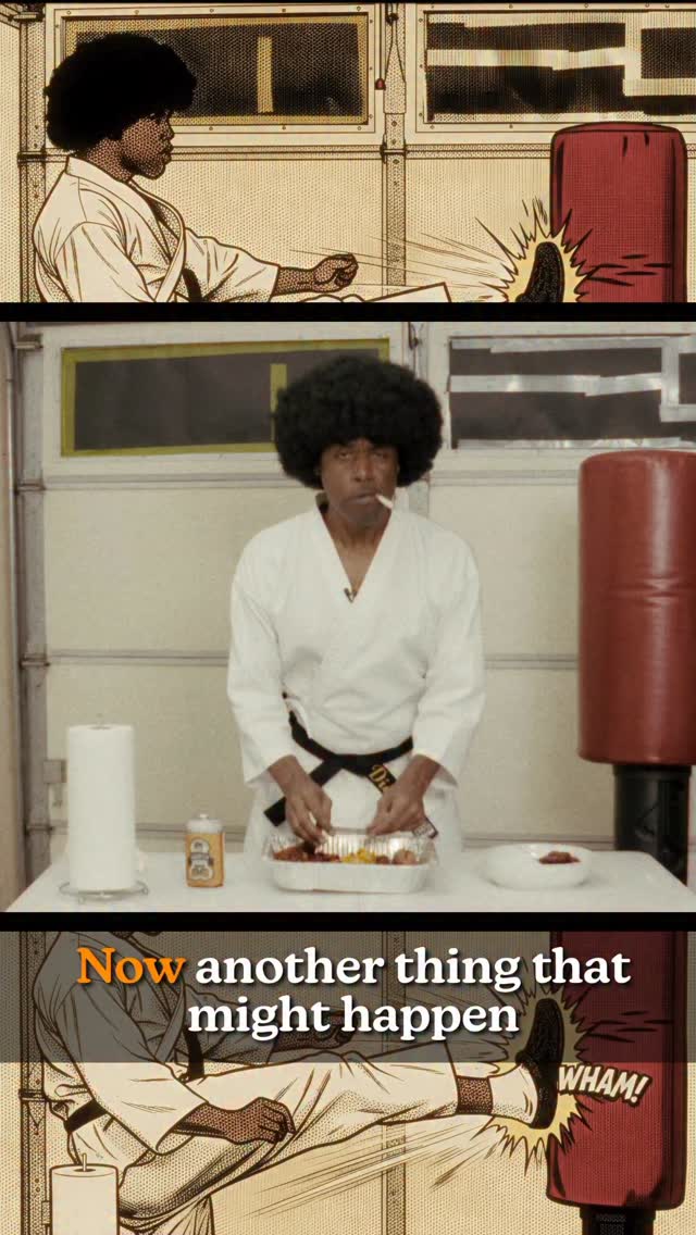 Don’t ever think you can’t get handled without hands. My feet are faster than a popped rubber band. #LarryDickem #karate #kungfu #comedy #crawfish