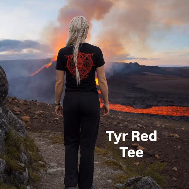 100% cotton.
Two-color design.
Absolutely unique.
On the front, The TÝR RED features a Norse design incorporating our tribe bindrune, the Gar rune for Gungnir, the spear of Odin, and our motto in Old Norse Elder Futhark.
On the back is a striking red design acknowledging Týr’s sacrifice in giving his arm to bind Fenrir.
Both designs were created by an Icelandic-American artist who also served in the U.S. military before returning to Iceland.
This is not a generic shirt.
This is not mass-market symbolism.
This is a design with meaning, sacrifice, and heritage in it.
THE TÝR RED
Now available in the store.
https://www.odinswarriortribe.com/product-page/t%C3%BDr-red-tee
