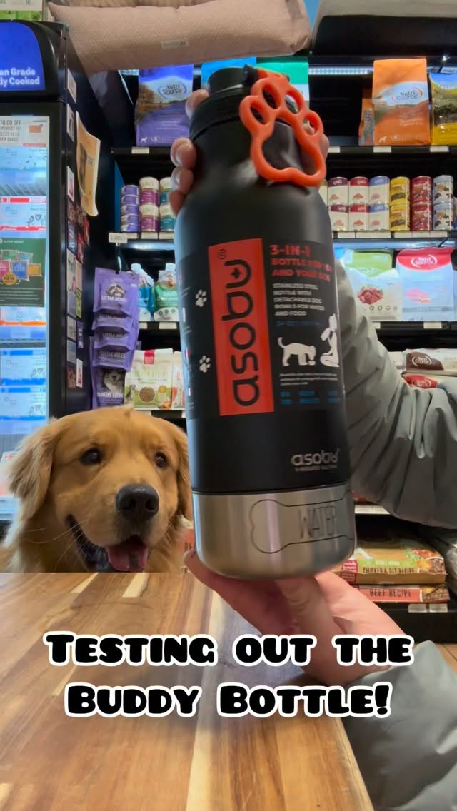 Testing out the new ASOBU Buddy Bottle and honestly… obsessed. 🐾💧
A 3-in-1 insulated bottle for you + your dog with a detachable water bowl built right in. Perfect for walks, beach days, road trips, and staying hydrated together on the go.
Now available at IB Pet Del Mar + Coronado!
Want to see them at another IB Pet location? Let us know 👀