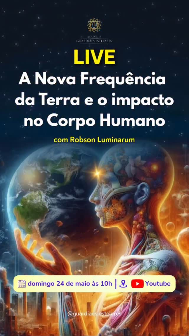 Chama Eterna,
Você está sentindo o corpo diferente. Cansaço sem motivo. Sonhos intensos. Relações mudando sem explicação.
O seu sistema energético está respondendo à nova frequência que a Terra está irradiando agora.
🔴Nessa Live no meu canal do YouTube, dentre outras coisas, vou abordar:
✦ A Transição Planetária e o impacto real no corpo humano
✦ O que é a Matriz-Fantasma e como ela drena sua energia vital
✦ Por que existem pessoas sem conexão com a alma — e o que isso significa pra você
✦ Como se reconectar com quem você realmente é
Acesse o link na bio e ative o lembrete!