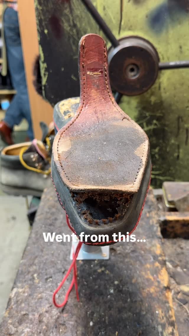 These #jefferywest shoes were in need of a full restoration.
☑️ Full strip back
☑️ New leather soles made to origanal shape
☑️ Stiched soles and nailed heel block
☑️ Leather dyed to match
This was a custom repair and can be ordered by talking to a member of the team @birros_colne
#shoerepair #fiebingsdye #shoerepair #lancashire