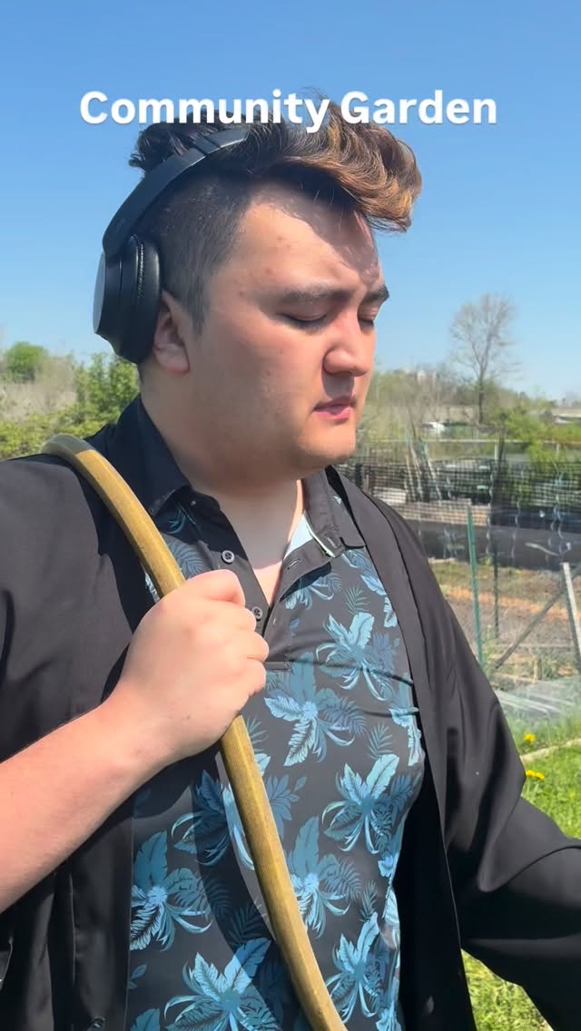It’s a hot day and I was out watering our community garden, nurturing our seedlings that the community planted yesterday.
Say hydrated everyone!