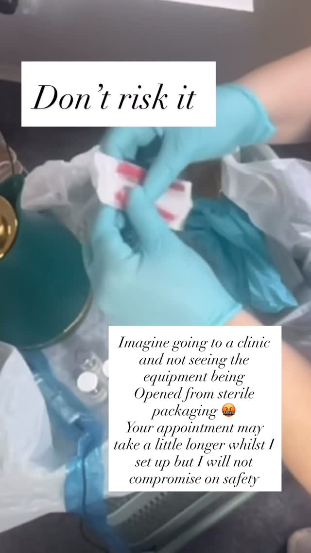 Standards!!
I am keeping it simple on this one.☝🏻
I am dealing with bloody, bodily fluids , acids and more for treatments.
Now is not the time to anything other than my due diligence to you all
Anna ❤️
#leightonbuzzard #leightonbuzzardskinclinic #microneedling #hygienestandards #bedfordshireskinclinic