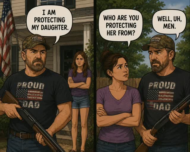 Men know who they fear their daughters around - other men!