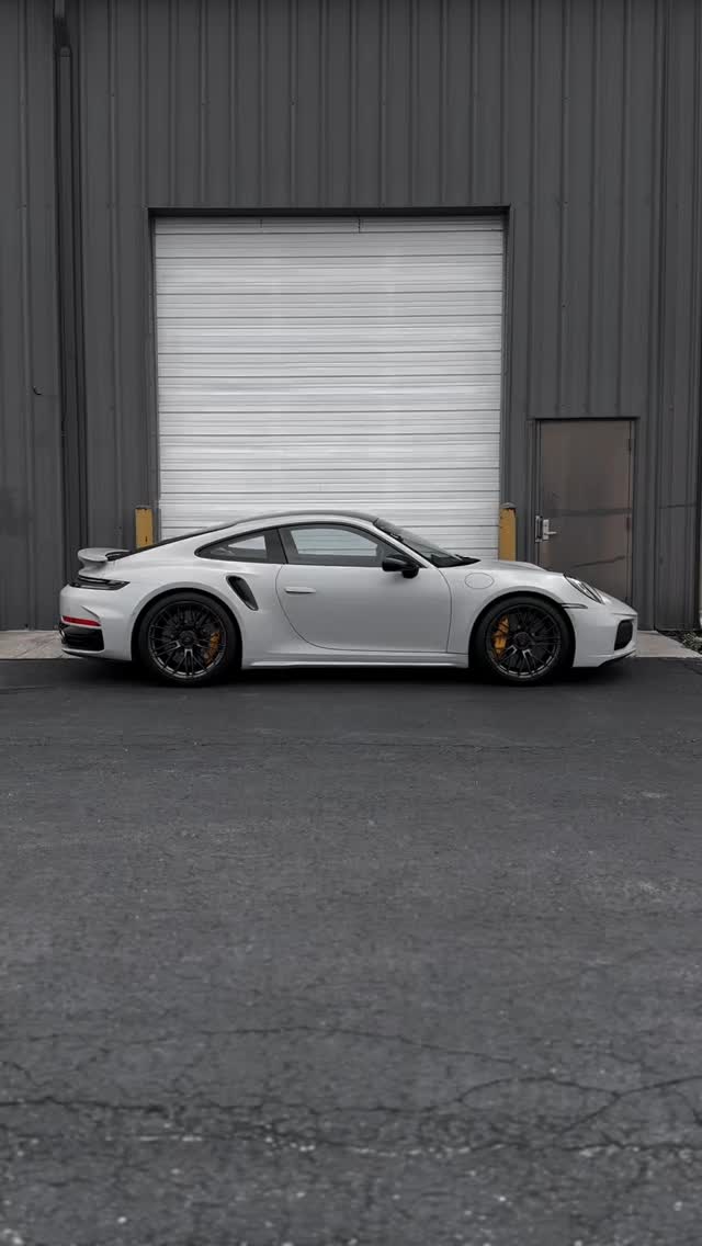 This is the THIRD car that we’ve fully wrapped in our matte PPF for this client. His new Chalk Porsche 911 Turbo S T-Hybrid, now fully matte. Full-body protection against rock chips, scratches, and road wear while completely transforming the finish with a smooth satin look that gives the paint a more aggressive, refined appearance. Protection and style in one package without permanently altering the original paint. #porsche #supercar #luxurylifestyle #ppf #louisville