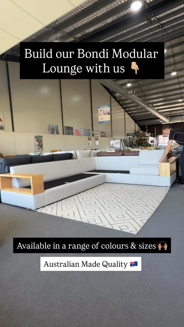 Support Australian-Made week 🇦🇺 by shopping local with us at @knownforloungessydney — Our Bondi Modular Corner Lounge is made locally here in Sydney and available in a range of sizes and colours!!!
Quick turn around times 🙌🏽
#shoplocal #australianmadeproducts #cornerlounge #modularsofa #sydneyfurniture