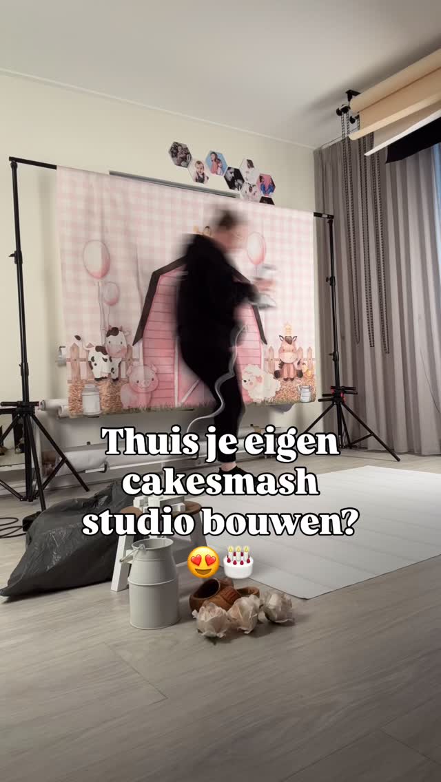 Reageer CAKESMASH in de comments en tover jouw huis in 4 simpele stappen om tot échte cakesmash studio!😍🏠🎉
Wie gaat er binnenkort een cakesmash feestje vieren thuis?
#cakesmash #cakesmashdiy #eersteverjaardag #1jaar #smashcake