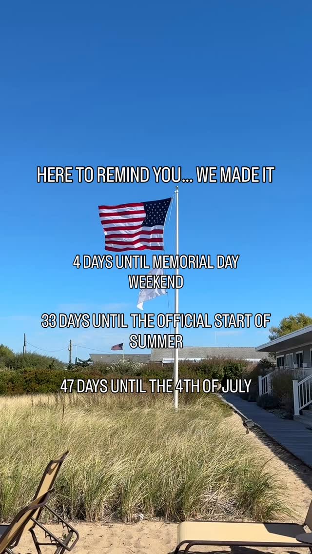 Here to remind you… we made it!!!! 🤩☀️