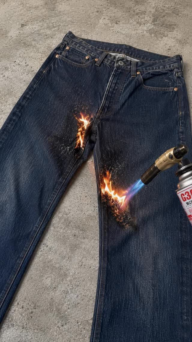 Most people would panic if their jeans caught fire.
Denim lovers?
“We should do that again.” 🔥
#madeinjapan #denimfactory #japanesedenim #selvedgedenim