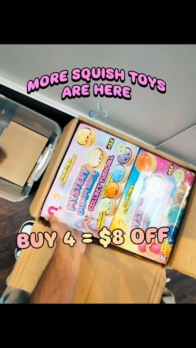 Come get your damn squishy and throw it at your boyfriends head. Thank you, come again.
At Boca Raton and Coral Springs locations