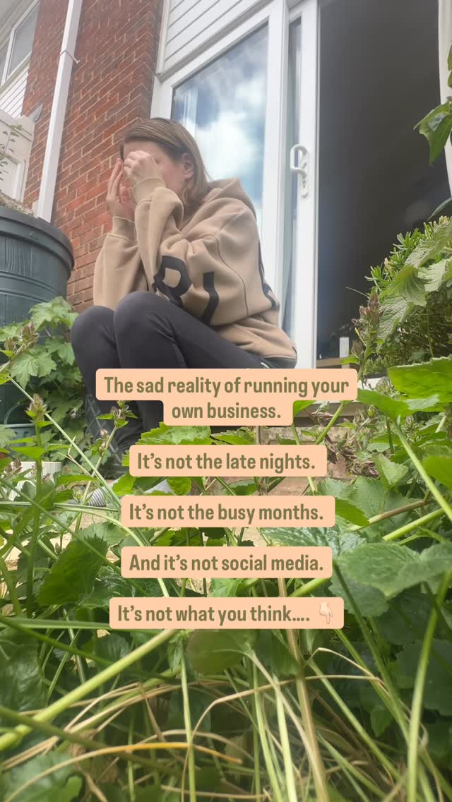 👇🏻👇🏻 The harsh reality of running a business…
It’s dealing with the emotions, the comparison, the quiet months, the hormones, your health, your family, your lifestyle…… while STILL showing up. Every. F*cking. Time.
It’s sitting with a head full of ideas and no one to help you untangle them.
It’s doom scrolling, outside noise, procrastinating… frozen with overwhelm. And then the guilt on top of all of it.
“Earn £40k a month.” “Follow my 5-funnel strategy.” “Post more, do more, earn more.”
Years of figuring it out alone.
Googling.
Guessing.
Second-guessing.
Doubting it’s even for you at all!
And when you do talk to someone about it….. they mean well. They hype you up. Tell you it’s all great. “Just keep going.”
But that’s not actually helpful.
And not everyone’s going to get it.
This is exactly why I became a coach. An actual coach, not a hustle pusher.
Hiring a coach is basically like hiring PT, but for your mind and your business.
Someone in your corner to unpack the chaos, hold you accountable when you’ve been “about to” for three weeks, hold your hand when it gets hard….. and tell you straight what you actually need to hear to move forward.
Not a blueprint.
Not empty hype.
Real, honest support from someone who gets it inside out.
The women who work with me stop shrinking.
Stop second-guessing.
Stop doing it alone.
And start building something that finally feels like theirs.
You’ve done this long enough alone, beaut. 💛