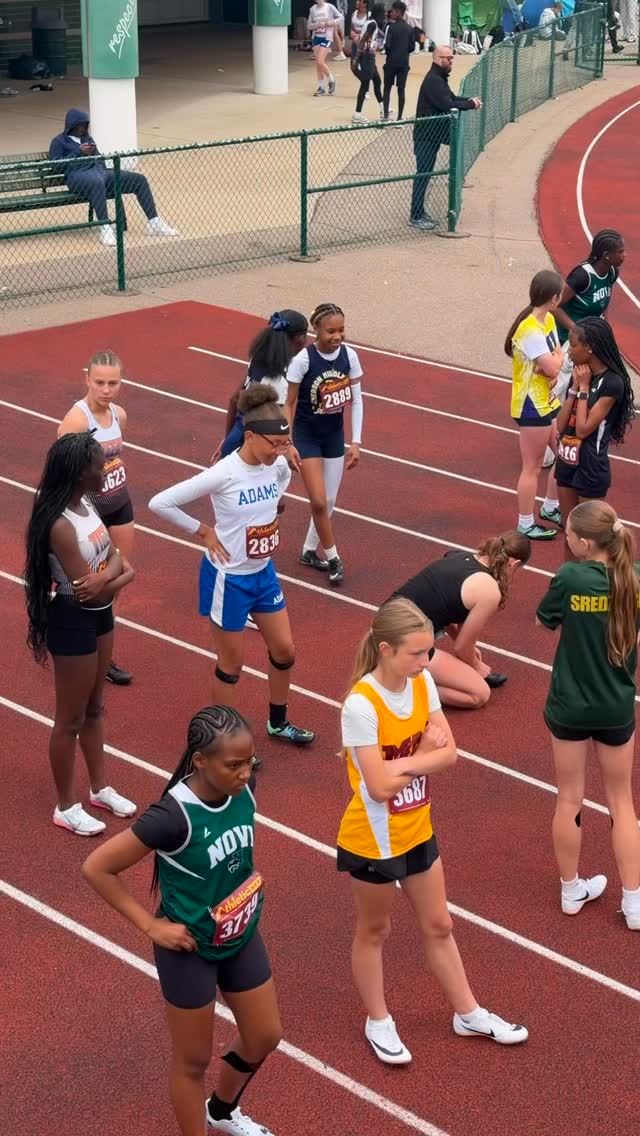 I can’t express enough how proud I am of you setting a goal, working for it and watching you obliterate it! We talk about the art of competition and how there’s no pressure if you’re focused on getting a little better every day. Your goal for the regional meet meet was .1 seconds off both 100 meter and 200 meter times. You hit a personal best with .24s off for the 100 and 1.4s off for your 200 time. You went from hoping you would qualify for the regionals to placing top four in the finals at the regionals. #prouddad #speedtraining #girlsinsports #youthsports #trackandfield