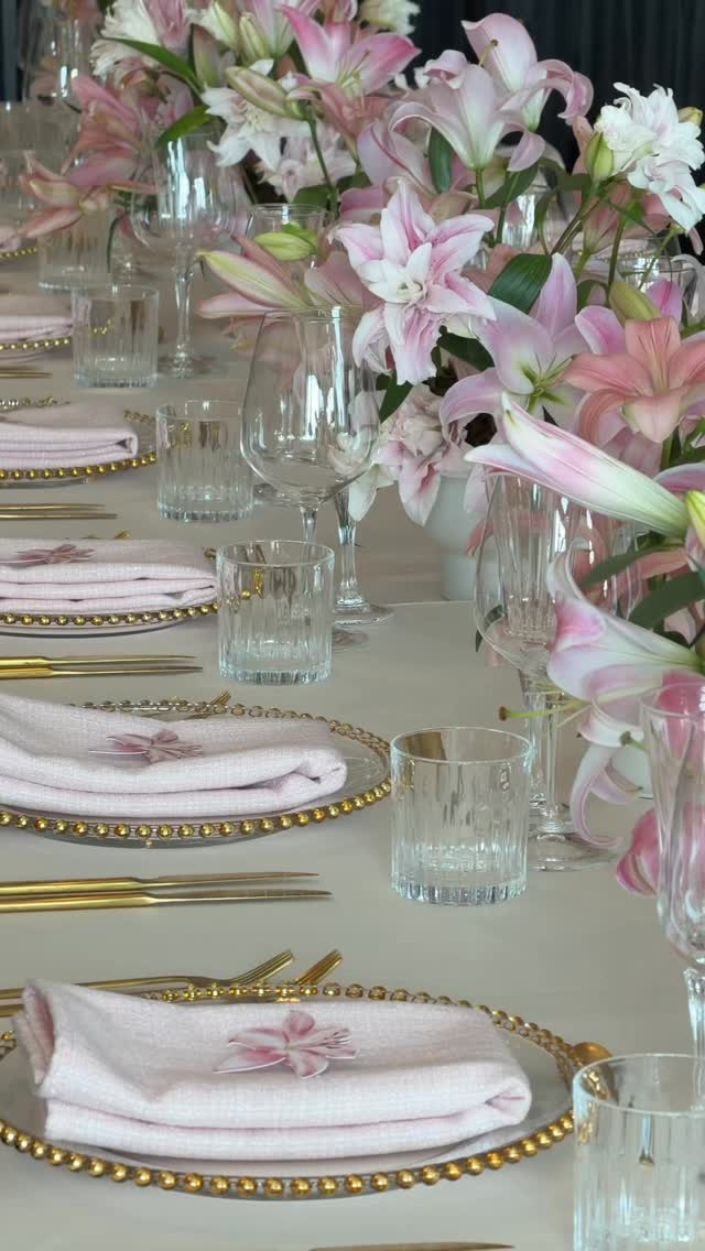 For @ninafidani 💕
-
On April 22nd, I had the honour of sponsoring my niece on her Holy Confirmation.
-
Candles, Glassware & Pink Tweed Napkins: @setandsocial.ca
-
Linens & Chargers: @elitedecorbysns
-
Her favourite flower: pink lilies and @european_elegance_ signed, sealed and delivered😍
A special thank you to @theweddingpages for this beautiful reel !!