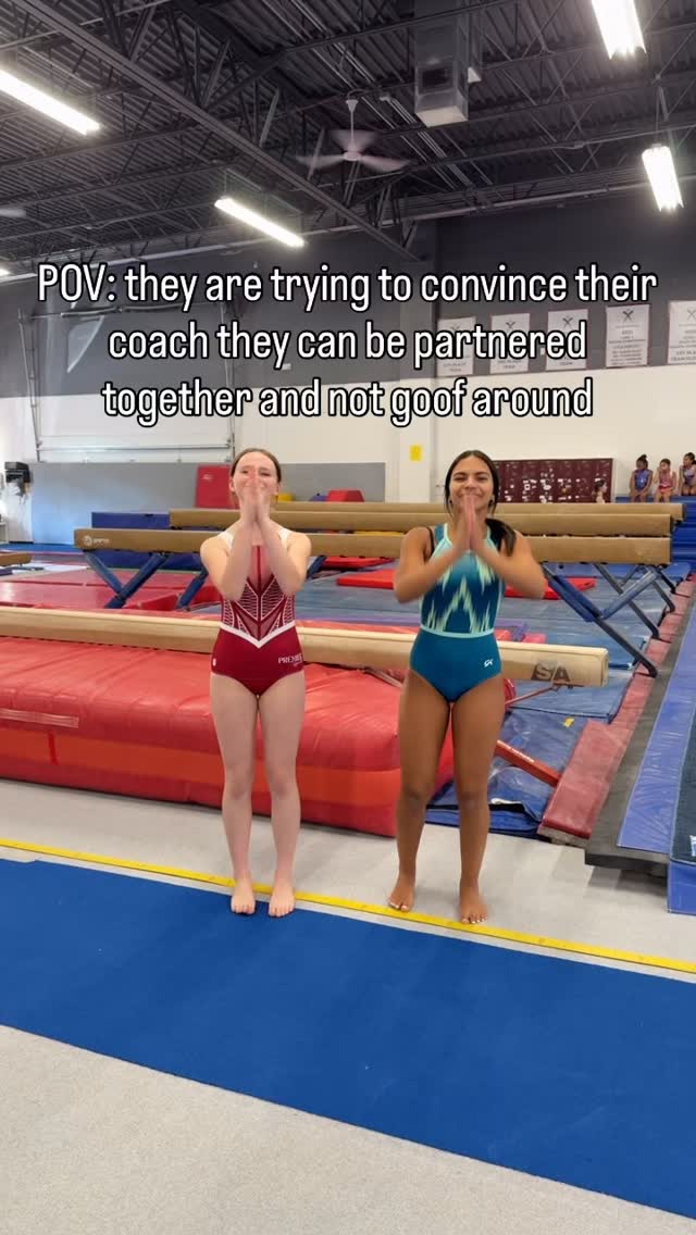 Spoiler alert: Jenna and Ava absolutely goofed off 🫣
#fyp #gymnastics #gymtok #viral #foryoupage