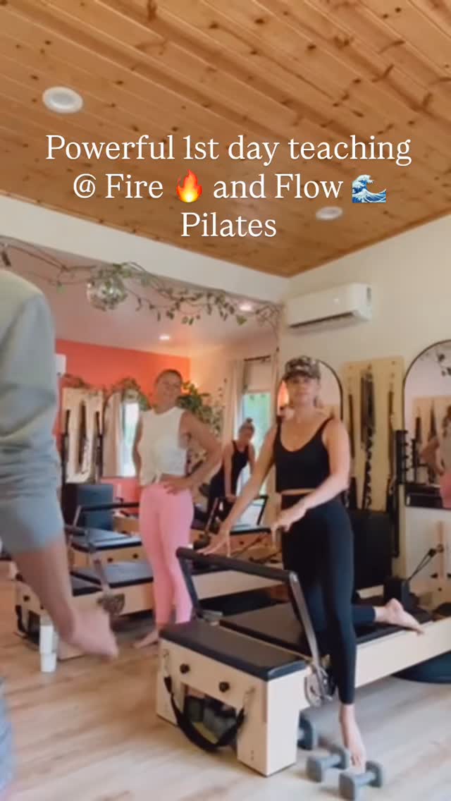 So grateful to be a part of the @fireandflowpilates team!! We have fun while we build strength and deepen the connection of mind body and soul! Join us!!
This power house community is about to expand! Follow to be the first to know and sign up for special classes and workshops at the new studio in dripping springs. Coming soon!!!
#pilatespower #drippingspringstx #strengthandconditioning #strongbodies