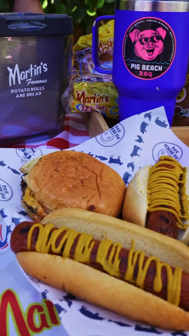 It’s our fourth Summer Fun Season Friday, and this week we’re bringing the fun to @pigbeachpalmbeach! ☀️🌴
Martin’s and Chef @mattabdoo have teamed up to serve up delicious hamburgers and hot dogs made on Martin’s Potato Rolls — the perfect bite for summer cookout season! 🍔🌭
If you’re in the area, be sure to stop by Pig Beach for some delicious food featuring Martin’s Famous Potato Rolls.
No matter where you are, you can enter for a chance to win a Martin’s Summer Fun Season Prize Pack! For full details of what’s inside, and for more summer recipe inspiration, be sure to visit MartinsSummerFun.com!
#MartinsSummerFun #SummerFunSeason #CoastToCoast #ItsAllAboutTheBun #potatorolls sweepstakes