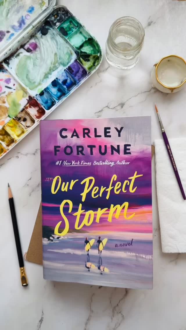 From, Tofino with Love 💜
“You’re this unstoppable force, and you make me feel invincible, too.”
#ourperfectstorm #watercolorkits #carleyfortune #landaruenartshop