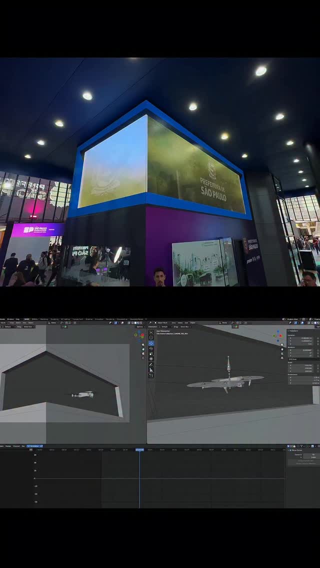 Do 3D à tela gigante: bastidores do anamórfico que fizemos pro stand da Prefeitura de SP no SPIW.
#anamórfico3D #SPIW #GrupoPleno