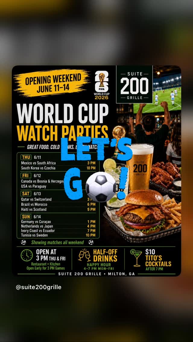 #Repost @suite200grille
World Cup is around the corner.
