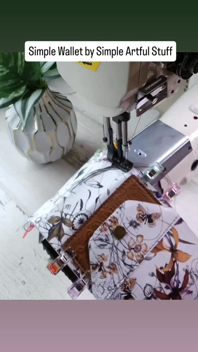 #bagmaking #diywallet #sew #learntosew #crafty