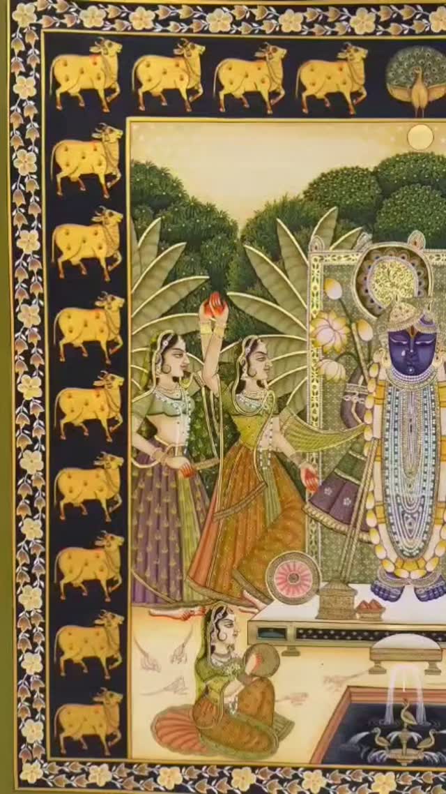 A canvas where devotion meets detail. 🖌️✨
Discover the exquisite world of Vishvakrit Pichwai—where natural pigments and traditional motifs create a masterpiece for the modern home.
✨ Hand-painted
✨ Vastu-compliant
✨ Timeless beauty
Handcrafted with passion. Curated for your home.
**Hashtags:**
#Vishvakrit #Pichwai #ArtisansOfIndia #LuxuryDecor #IndianPaintings HomeMakeover CulturalHeritage WallArt