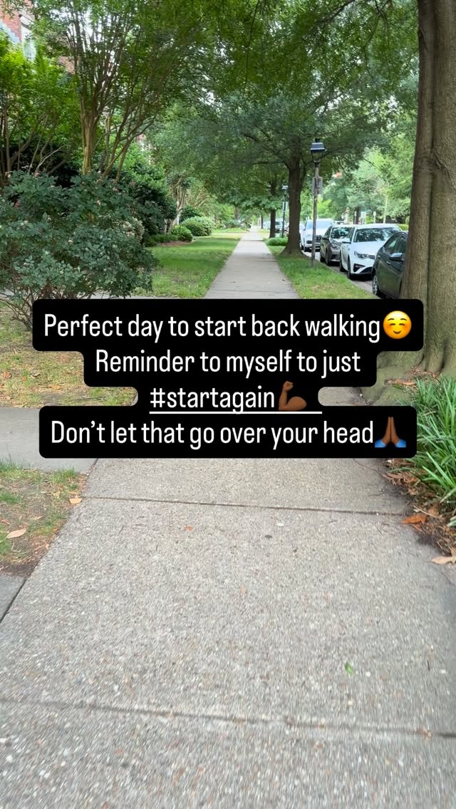 Getting some steps in before I go in the shop but here’s a lil motivation on this good Monday✨✨
#startagain🫶🏾