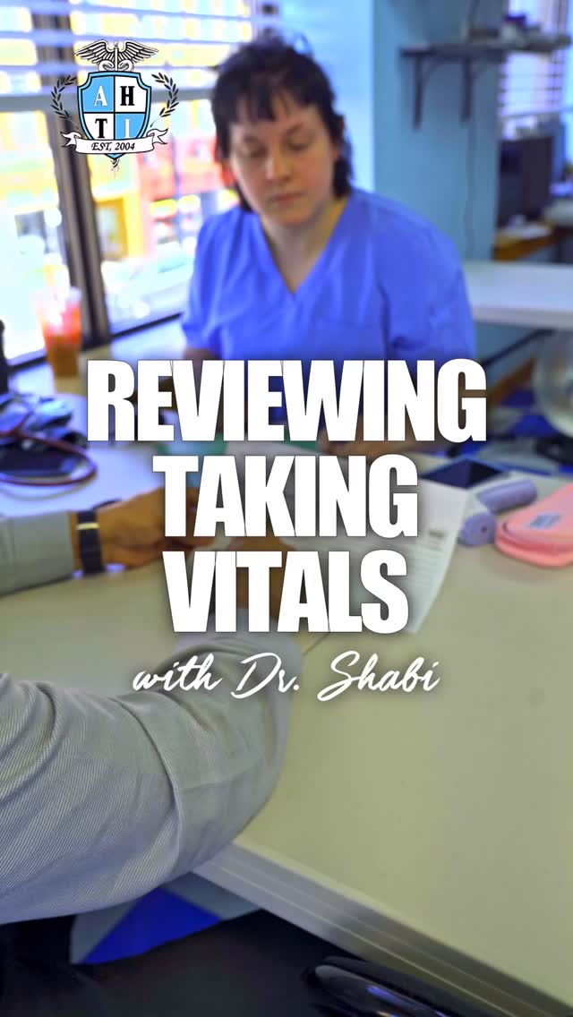 Reviewing vitals with Dr. Shabi 🩺
From blood pressure to pulse checks, our students get hands-on training designed to build real confidence in the healthcare field.
Learn more at ACEHTI.com
#HealthcareTraining #Vitals #MedicalAssistant #CNA FutureHealthcareWorkers