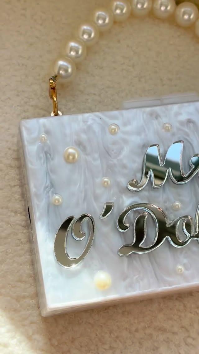 POV: you’ve just found the perfect personalised bridal bag 🤍💍