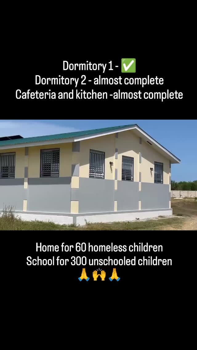 First dormitory - ✅
The second dormitory, kitchen, and cafeteria are almost complete! 🏗️👷🏿
We have raised over $800,000 to complete this massive project for 300 children to be able to go to school! Now. We need your help to get each of these children sponsored! Spread the word! 🙏🙌
#haiti #kids #haititourism #smile #school