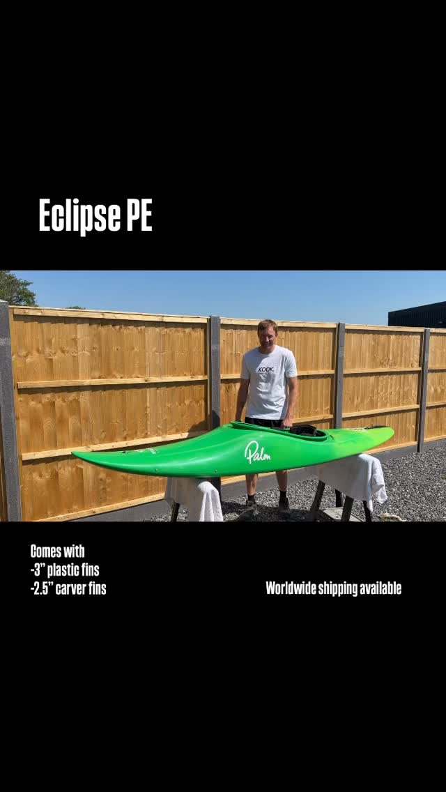 Eclipse PE
Brand new and ready to ship out! Comes with 3” plastic fins and 2.5” carver fins
#hobsonkayaks