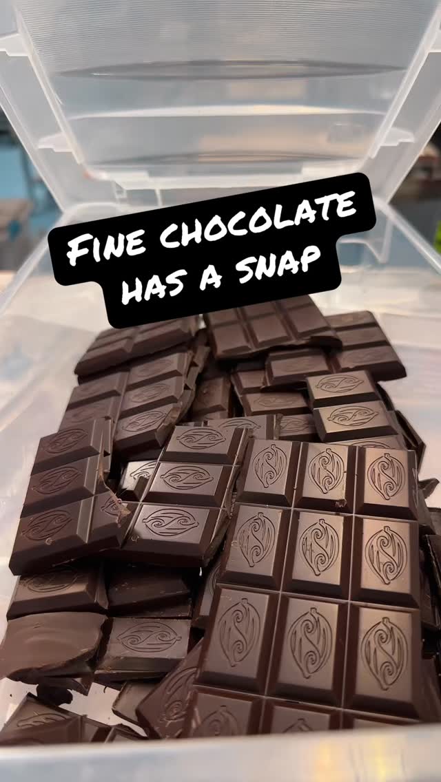 Hear the sound of fine chocolate #chocolatefactory #beantobar #craftchocolate