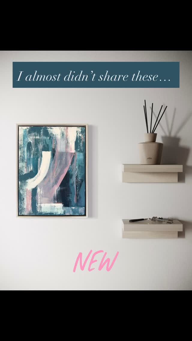 These works feel more vulnerable than anything I’ve made before. I’m still not sure I’m ready to let them go 🥹 I tried to capture the moment and the feeling where something shifts, not suddenly, but quietly.
This series explores that space.
The in-between.
Where things are held… and then begin to loosen.
They’re now available on my website. Check my bio for details. #abstractartwork #artforyourhome #artforsale #supportartists #femaleartist