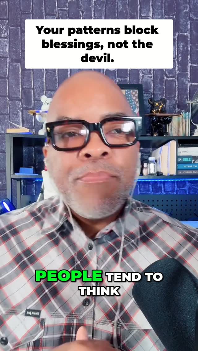 The devil isn't always blocking your blessings. Often, it's our own patterns, the people we keep around us, and the habits we allow to manifest. #SelfSabotage #PersonalGrowth #MindsetMatters #BreakTheCycle #Blessings #Manifestation #Empowerment #ReelsTips