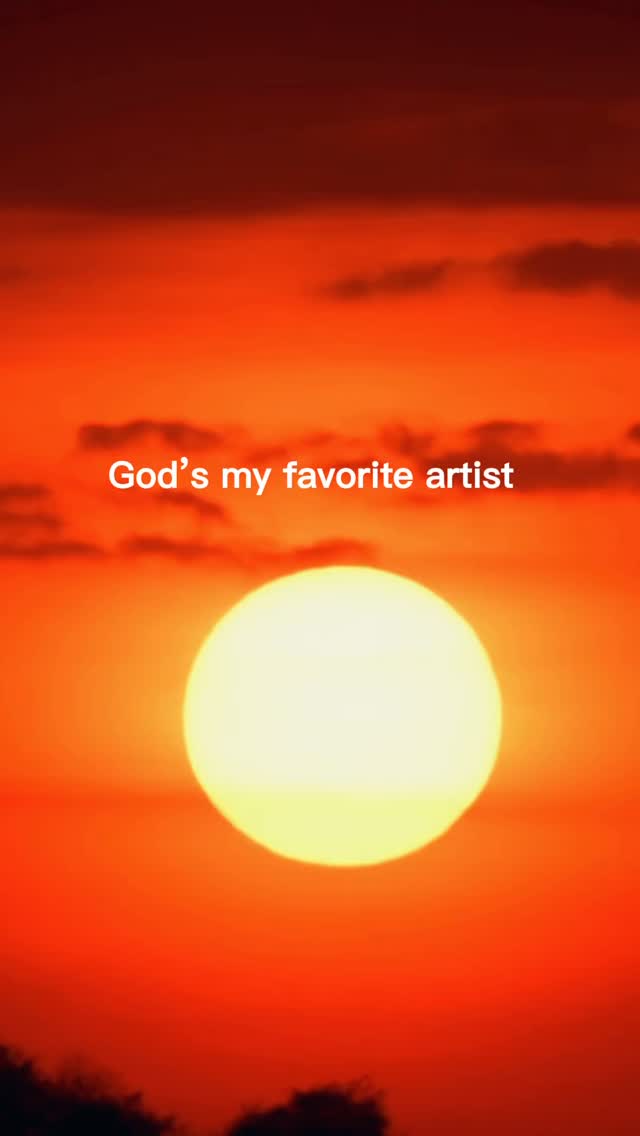 #godsmyfavoriteartist #godisthebestartist #divineart #heavenlyart #faithandart