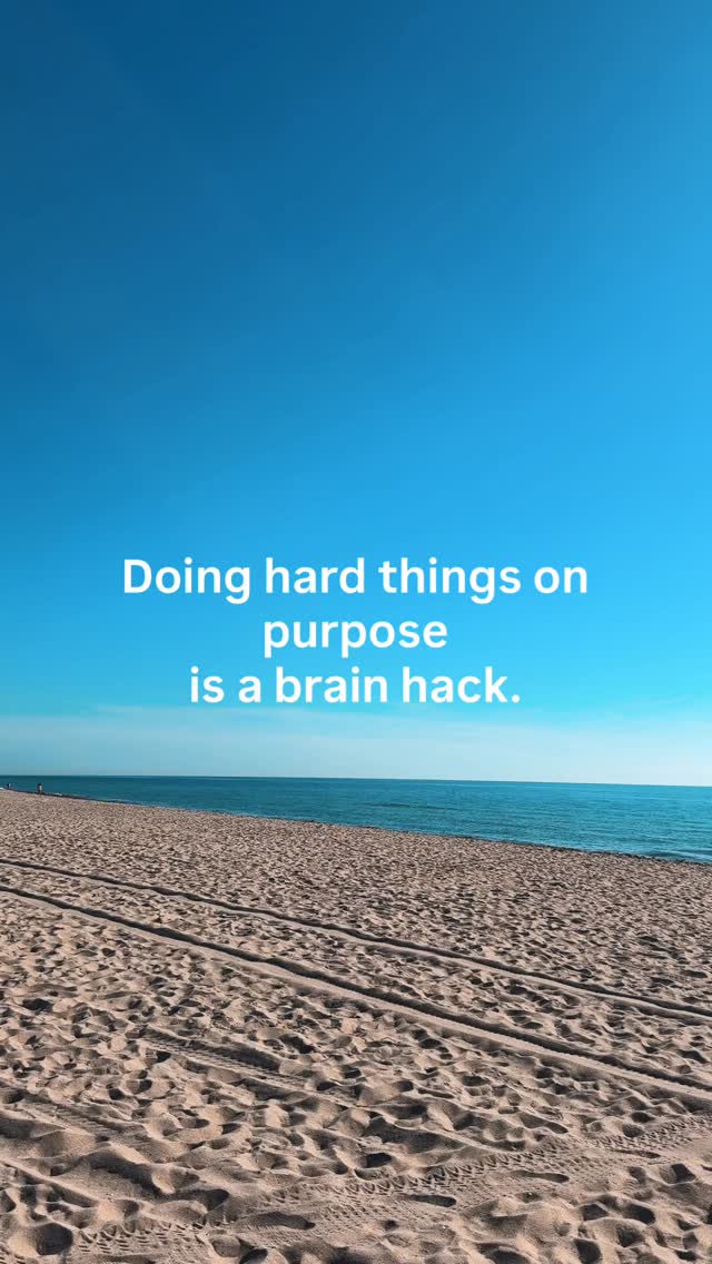 Your brain changes through neuroplasticity. Repetition reshapes how you respond to stress and discomfort.
So doing hard things on purpose does help rewire patterns like avoidance and fear.
But intensity isn’t what drives change. Consistency is.
You don’t need pressure to grow.
You need repetition of new patterns.
That’s the real “life hack.”
Not waiting to feel ready—training the system that creates readiness.
#neuroplasticity
#brainhealthmatters
#rewireyourbrain
#anxietyrecovery
#mindsetshift