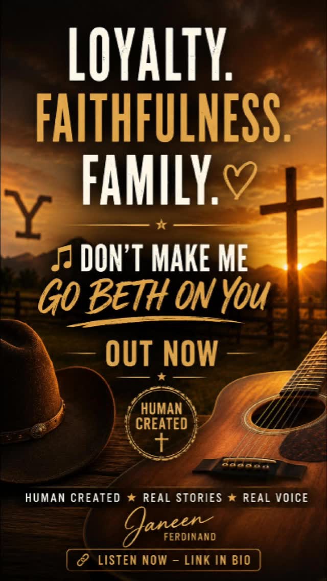Loyalty. Faithfulness. Family. 🤎
DON’T MAKE ME GO BETH ON YOU — Out Now
Link in bio…
#DontMakeMeGoBethOnYou #HumanCreated #CountrySoul #DuttonFans #DuttonRanch