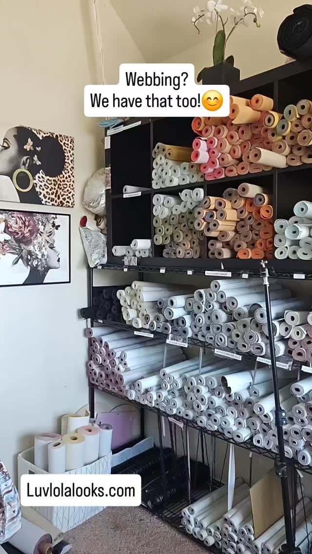 Your straps deserve just as much attention as the bag itself 😍✨
At Luv Lola, we’re all about the DETAILS — from luxe vinyls to statement hardware and gorgeous webbing that instantly elevates your projects 💫
Whether you love bold patterns, classic neutrals, or designer-inspired vibes, the perfect finishing touch is waiting for you 👏
Warning: shopping for “just one” webbing may be impossible 😂
Which style are you reaching for first? 👀 #bagmaking #webbing #diystrap #sewing #pursestrap