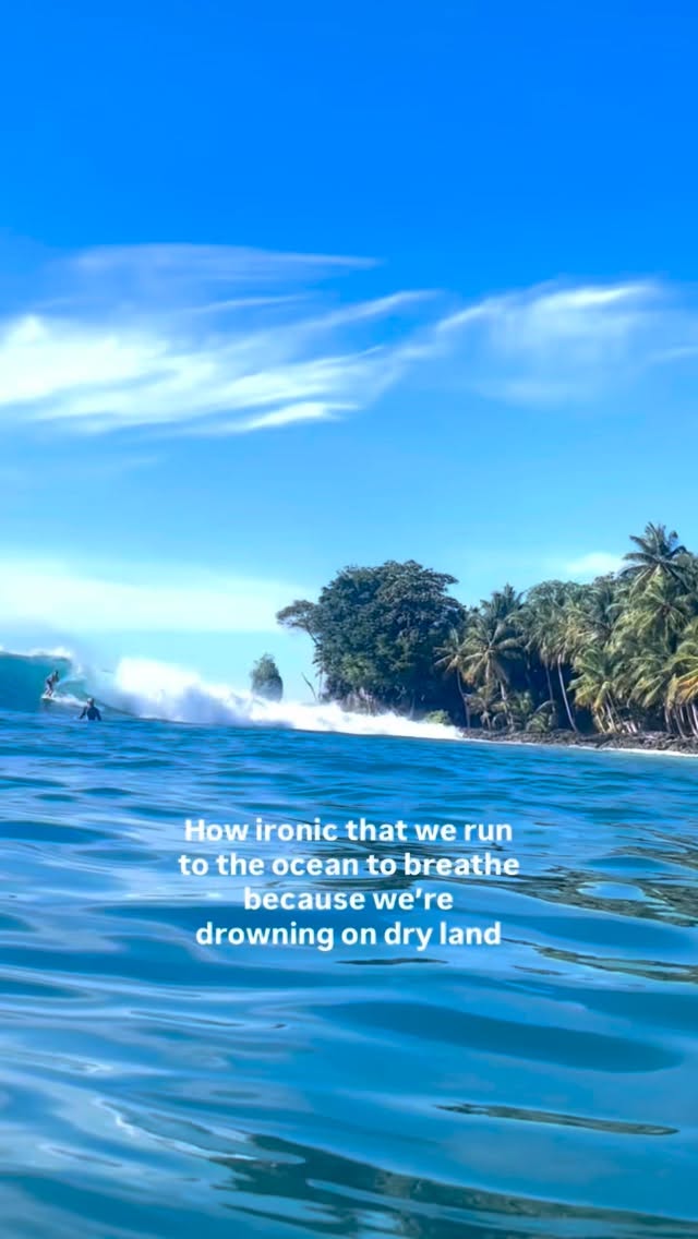 How ironic that we run to the ocean to breathe because weāre drowning on dry land.
Not drowning in water.
Drowning in responsibilities.
Drowning in expectations.
Drowning in pressure.
Drowning in trying to be everything for everyone.
As a counsellor & self development coach, one of the biggest things I see is people who have become disconnected from themselves.
They know what everyone else needs.
They know what everyone else expects.
But when I ask them,
āWhat do YOU want?ā
They donāt know how to answer.
The ocean isnāt magic.
It just creates enough space for us to hear ourselves again.
Maybe thatās what weāre all really searching for.
A reconnection to our true selfās.
Next program:
3 weeks ~ June self development
6 weeks ~ July Reset self development
